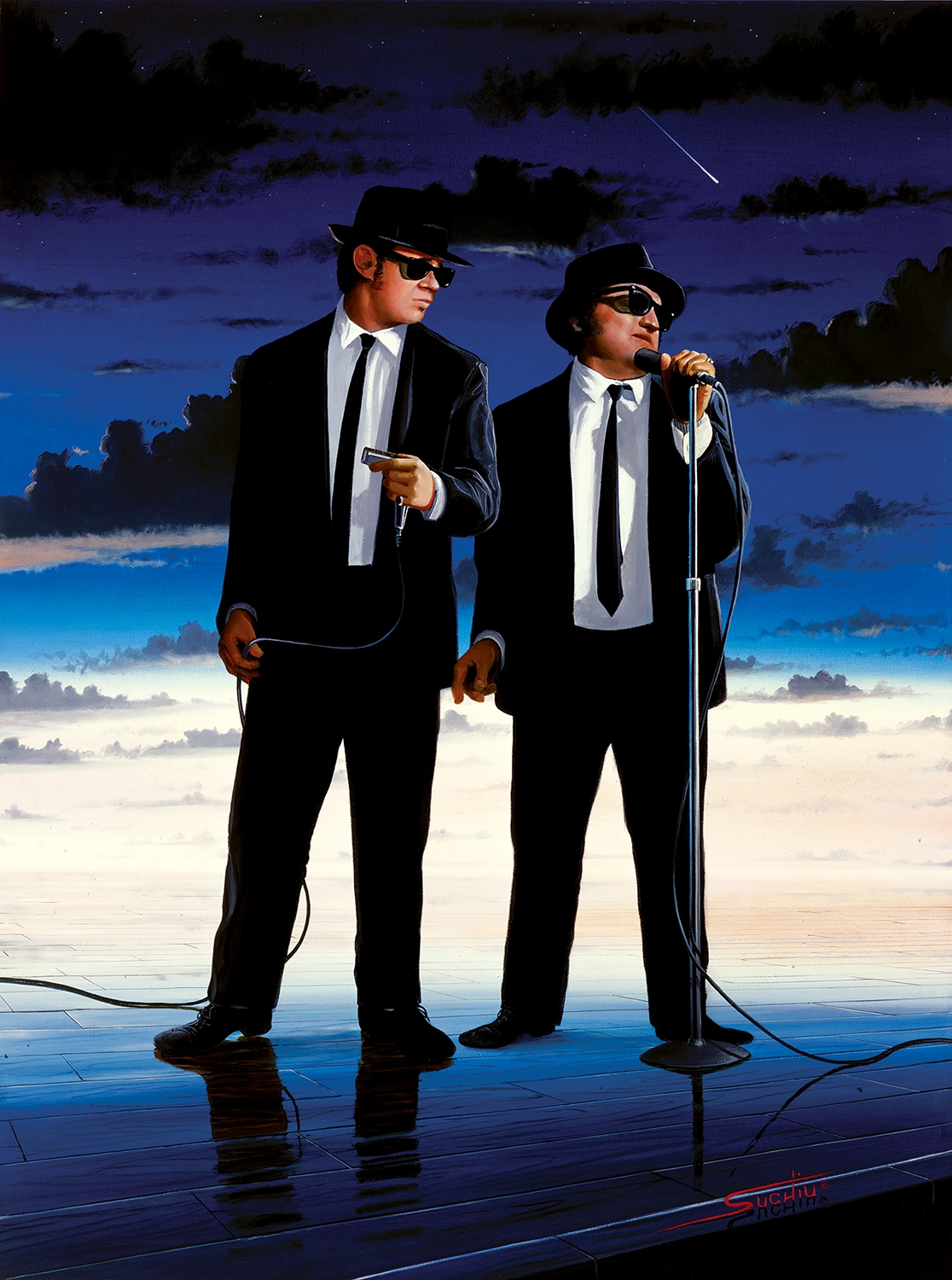 BY-SEXUAL,Bad Boy Blues,CDシングル 白&黒2枚セット Blues Brothers: Pure Blues Signed By Dan Aykroyd | Suchiu Art and